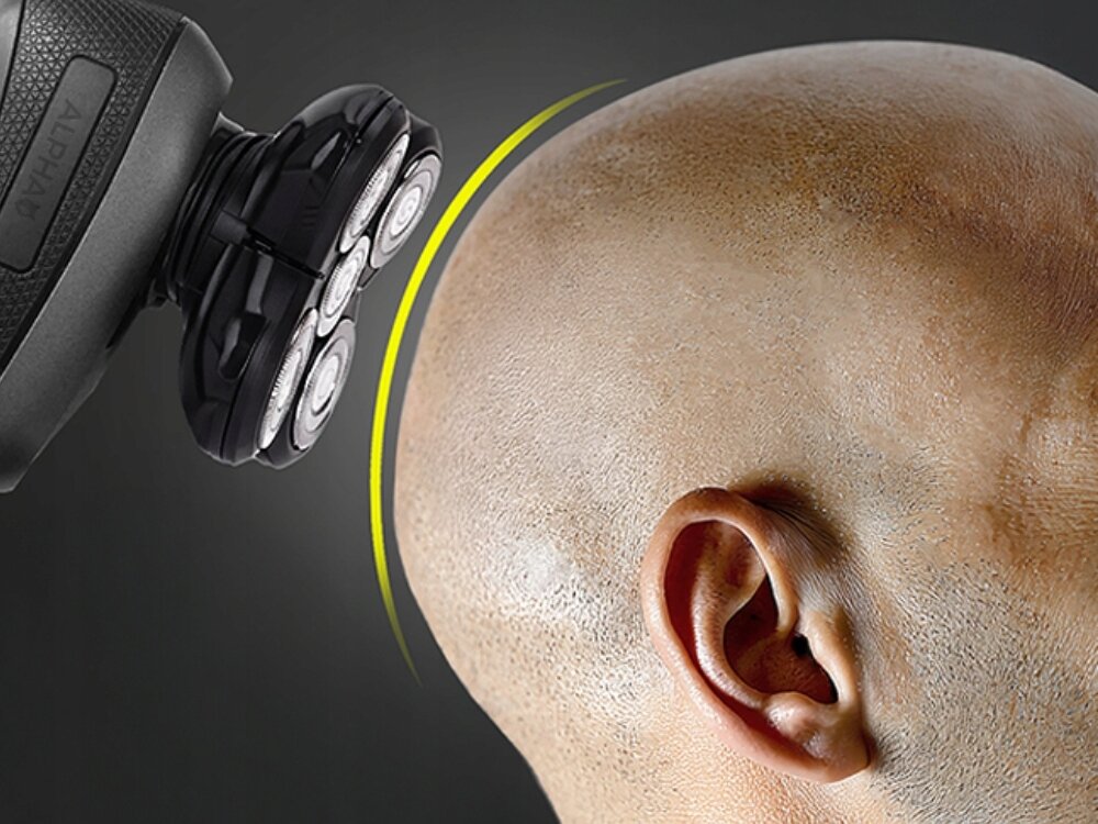 Golarka ALPHA Trx-Pro elastyczne ostrza, dopasowanie do konturu, do trudno dostepnych miejsc