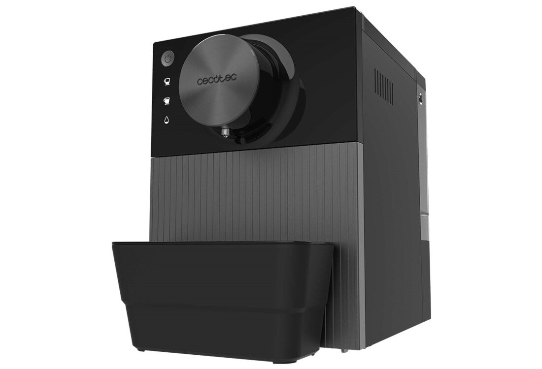 Ekspres CECOTEC Cremmaet Cube Łatwa konserwacja Funkcja odkamieniania wpływa na żywotność i zachowuje smak kawy 