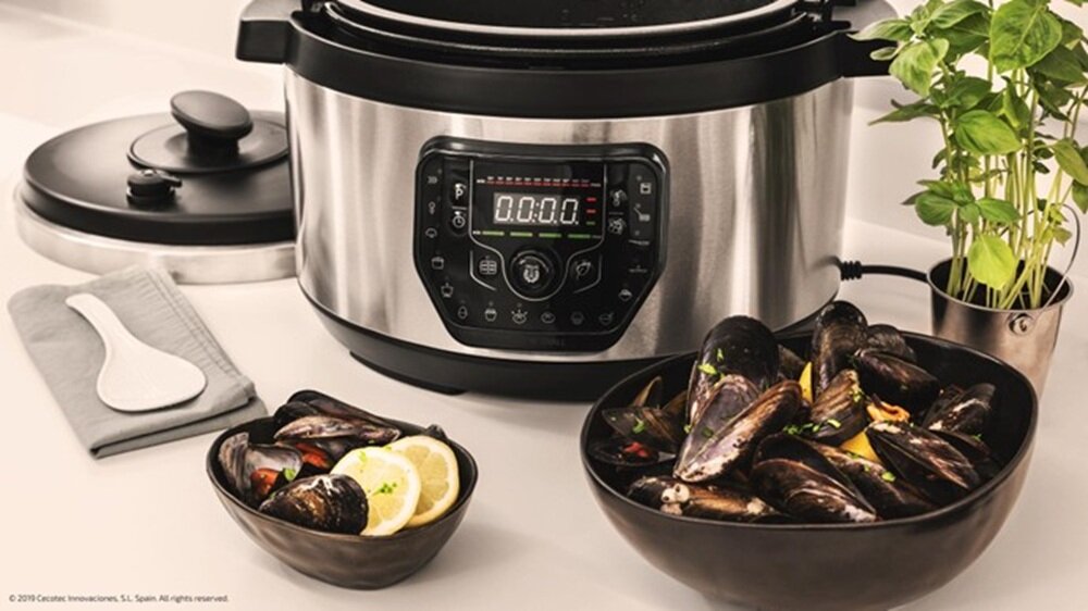 Multicooker CECOTEC Olla GM H Ovall pojemnośc dla całej rodziny, większe porcje, wygodne rozwiązanie