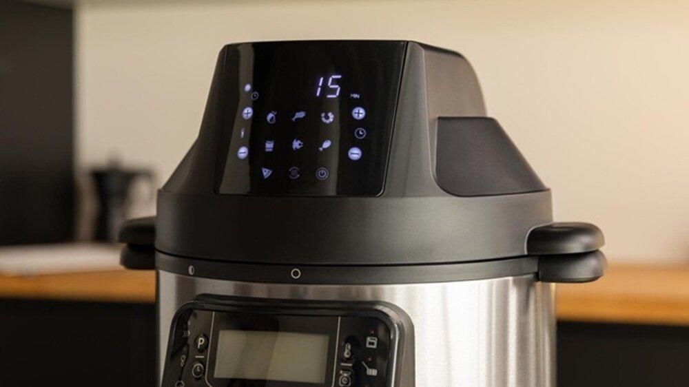 Multicooker CECOTEC Olla GM H Deluxe Fry 6 litrów pojemności, zastepuje kilka naczyń, oszczędność czasu