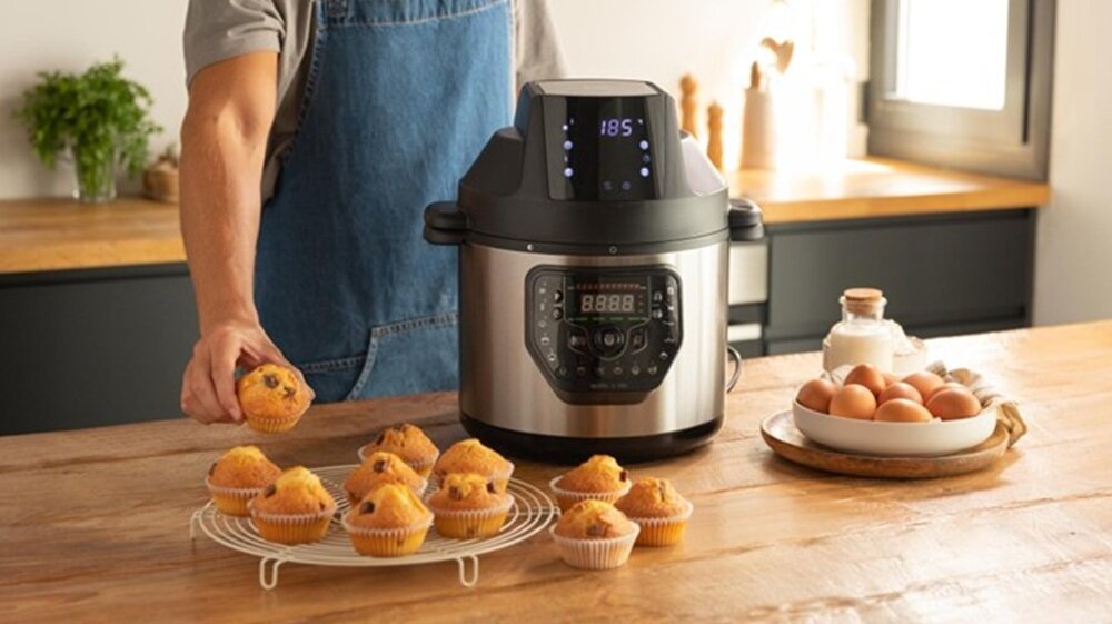 Multicooker CECOTEC Olla GM H Fry głowica gorącego powietrza, do różnych potraw, minimalna ilość tłuszczu, zdrowe nawyki