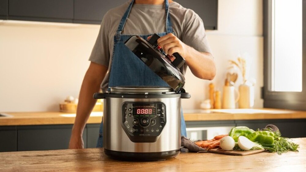 Multicooker CECOTEC Olla GM H Fry pojemność 6 litrów, wielofunkcyjne urzadzenie, wygoda użytkowania