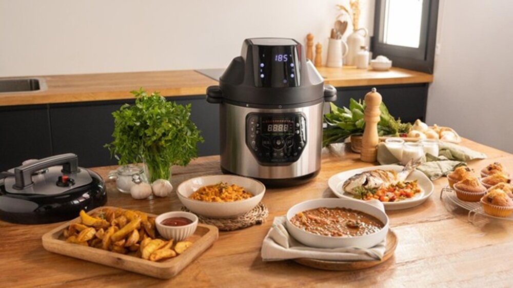 Multicooker CECOTEC Olla GM H Fry tryb eco, mniejsze zużycie energii, wbudowany timer 24h, pamięć eprom