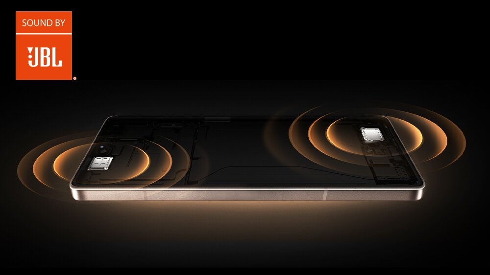 Smartfon INFINIX Note 50 Pro Podwójne głośniki JBL silnik liniowy X-axis