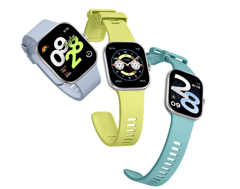 Smartwatch XIAOMI Redmi Watch 4 ekran bateria czujniki zdrowie sport pasek ładowanie pojemność rozdzielczość łączność sterowanie krew puls rozmowy smartfon aplikacja