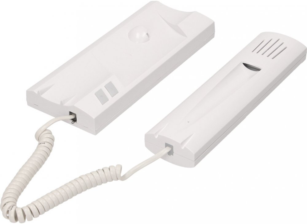 Unifon ORNO PROEL PC-512 praca w systemie dwuzylowym do prowadzenia rozmow miedzy mieszkancami domu odwiedzajacymi sluchwka drzwi z elektrozaczepem