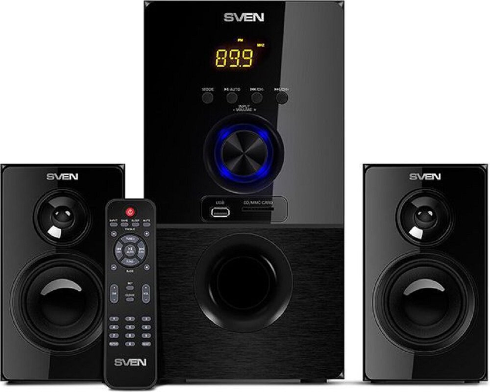 Głośniki SVEN 2.1 MS-2050  - funkcje 