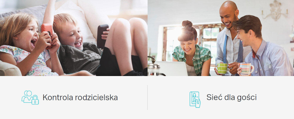 Router TP-LINK Archer A8 kontrola rodzicielska sieć dla gości