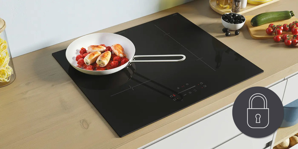 PŁYTA CANDY CTP6SC4 E14U Funkcja blokady panelu dezaktywowanie przycisków przydatna funkcja