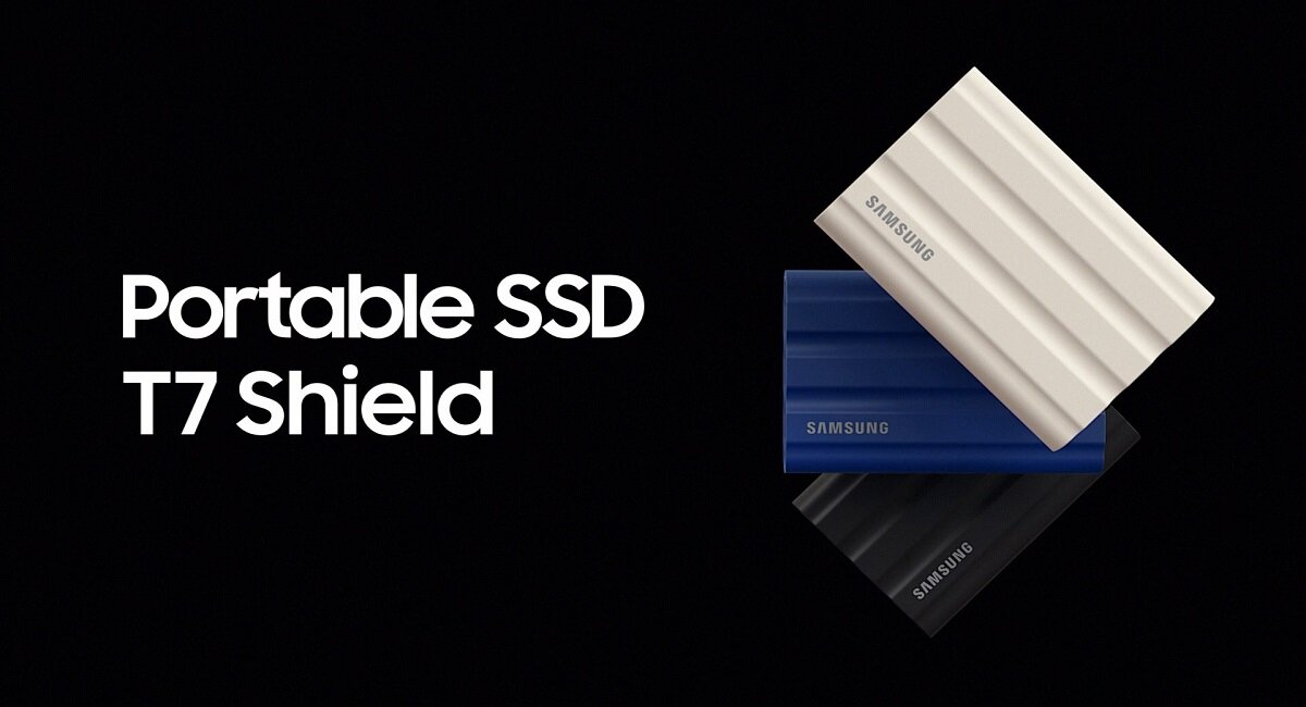 Dysk SAMSUNG T7 Shield Wytrzymała konstrukcja