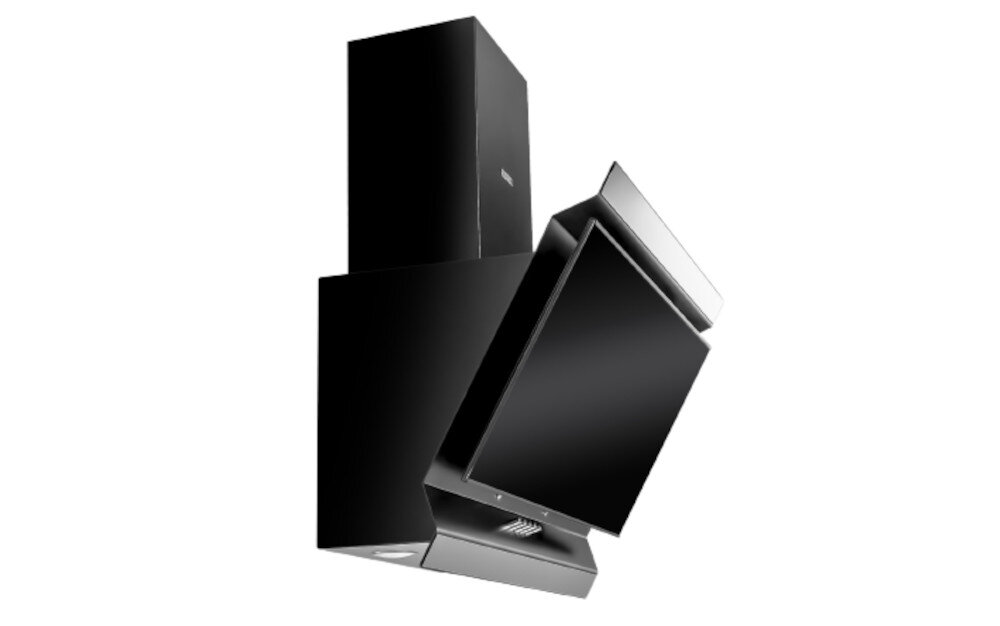 Okap VDB Deco Czarny 60 Czarny bezszelestna praca