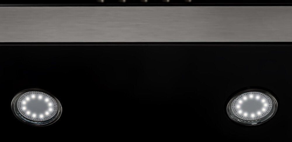 Okap VDB Deco Czarny 60 Czarny LED oświetlenie