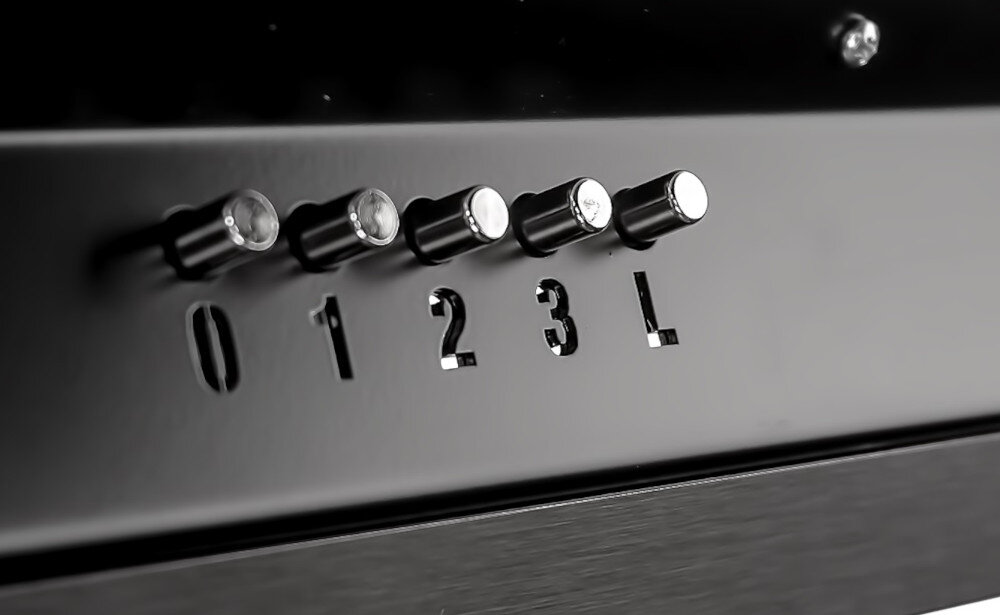 Okap VDB Deco Czarny 60 Czarny sterowanie