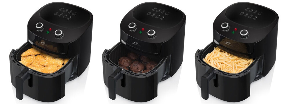 Frytownica beztłuszczowa ETA Fritta 216890000 Air Fryer pojemnik xl wielkosc