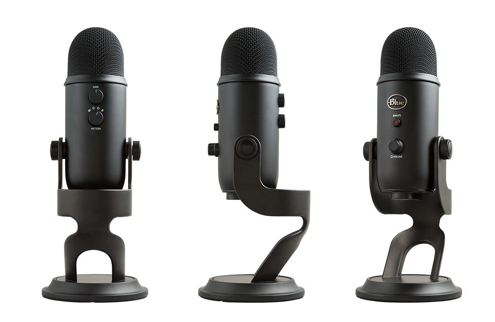 MIKROFON DO STREAMINGU BLUE YETI USB streaming funkcjonalny potrójna kapsuła dźwięk