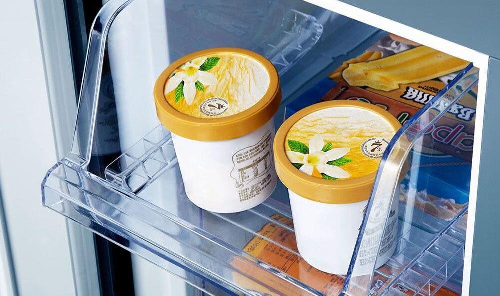 Lodowka HISENSE RS711N4ACE Side by side Nofrost 178.6cm Inox szuflada z latwym dostepem