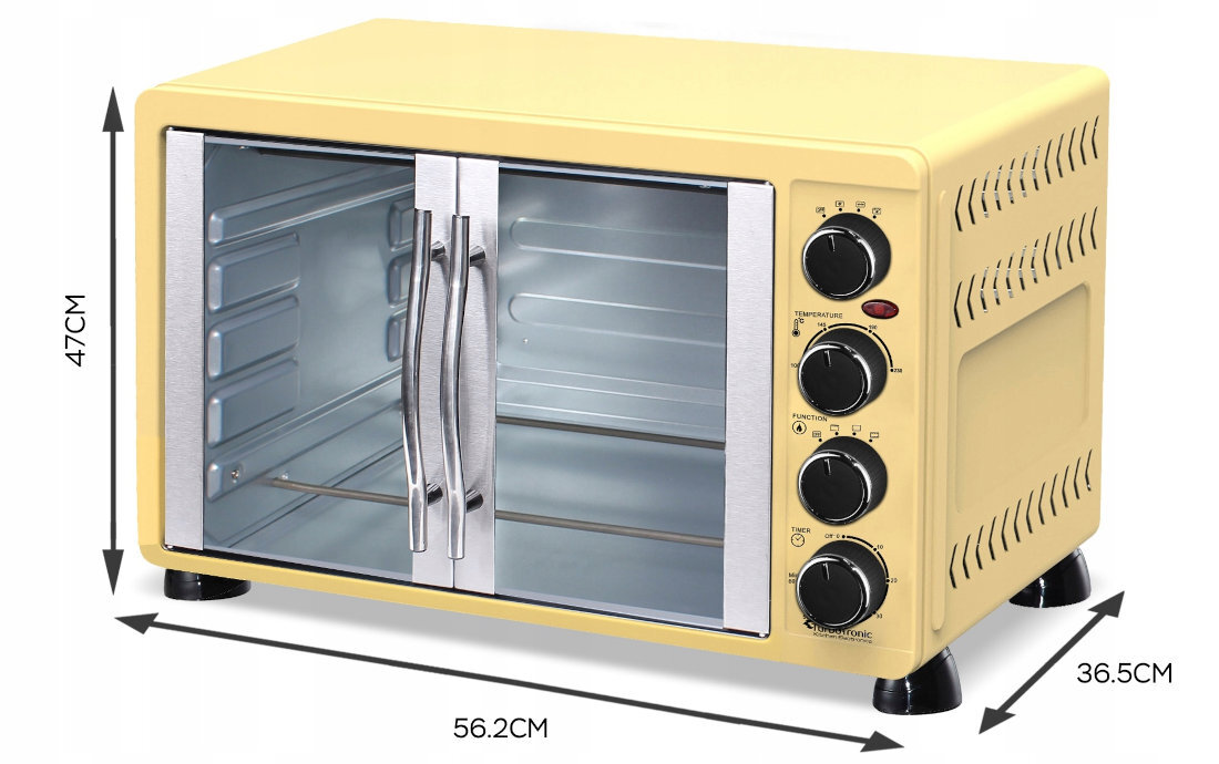 Piekarnik TURBOTRONIC TT-FEO55 Praktyczna konstrukcja