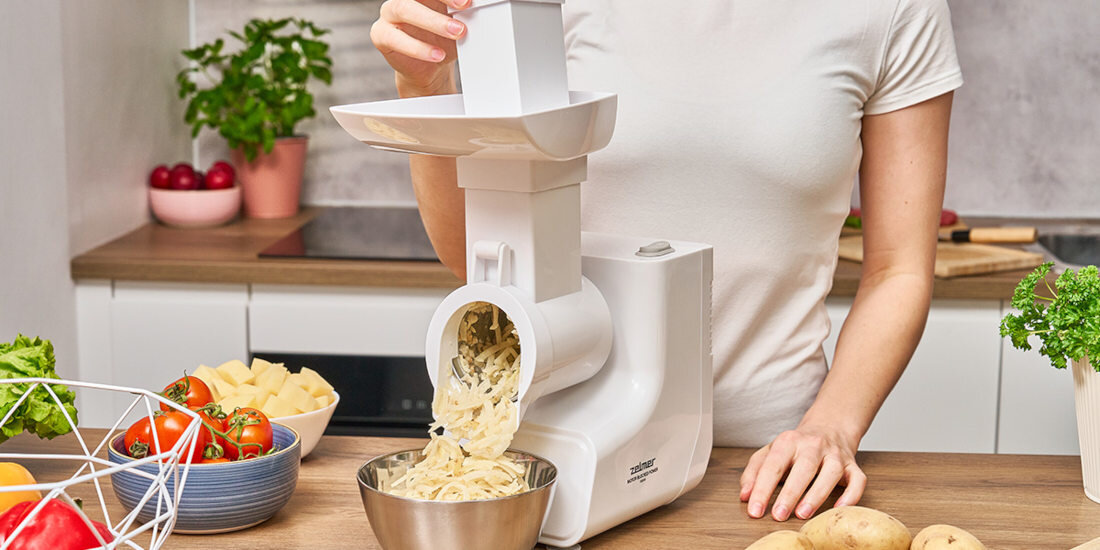 Maszynka do mięsa ZELMER ZMM3512B Szatkownica dwa bębna wszechstronność