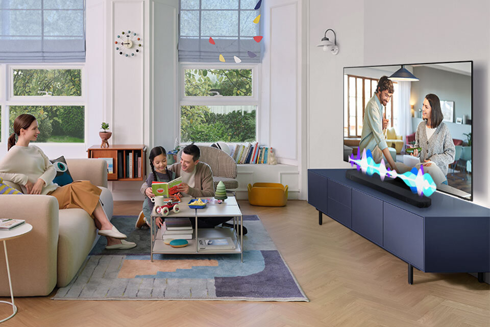 Aktywny Wzmacniacz Głosu (AVA) w soundbarze Samsung