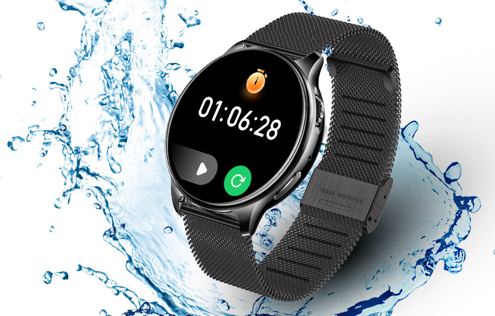 Smartwatch BEMI Trevio wyświetlacz dopasowanie tarcza zdrowie saturacja krwi ciśnienie krwi sen monitoring oddech cykl menstruacyjny powiadomienia wiadomości alarmy jakość tryby sportowe długa praca