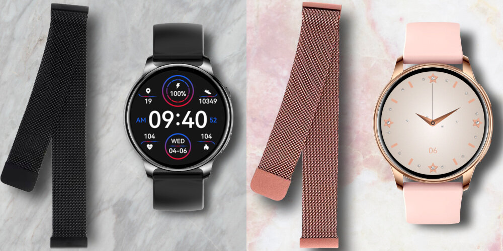 Smartwatch BEMI Trevio wyświetlacz dopasowanie tarcza zdrowie saturacja krwi ciśnienie krwi sen monitoring oddech cykl menstruacyjny powiadomienia wiadomości alarmy jakość tryby sportowe długa praca