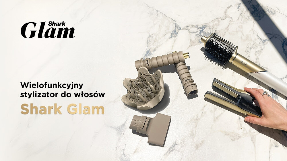 Suszarko-lokówka SHARK Glam HD6052SEU 32 mm 1500 W zdjęcie lifestyle Pełna fryzura w kilka chwil