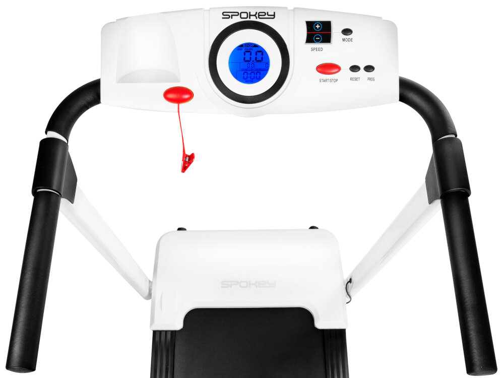 Bieżnia elektryczna SPOKEY Luna intuicyjny panel sterowania przejrzysty wyswietlacz wbudowany system monitorowania