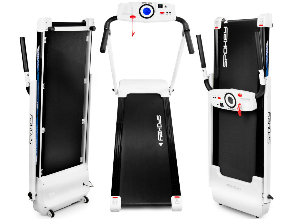 Bieżnia elektryczna SPOKEY Luna skladana konstrukcja w pionie w poziomie na plasko