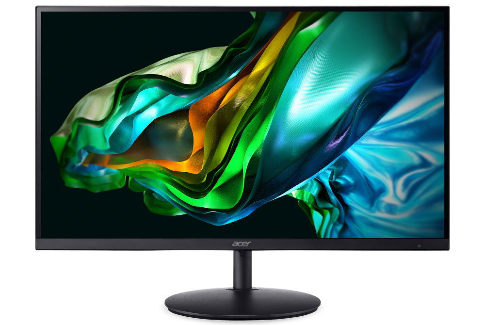 Monitor ACER SH272UG0BMIPHUX 27 cali 2560x1440px IPS 120Hz 1 [VRB] prezentacja monitora od przodu na białym tle matowa powłoka ComfyView refukcja odbicia światła z otoczenia ograniczenie refleksów
