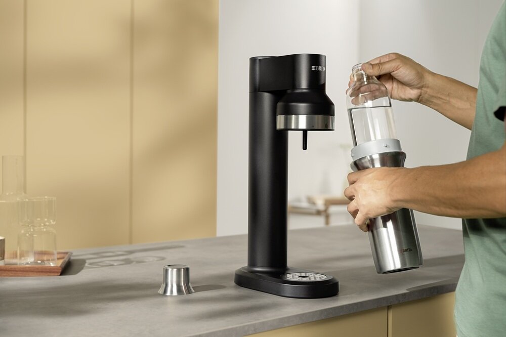 Butelka BRITA SodaTrio (2 szt.) wytrzymałe szkło, dobre nawodnienie, wygoda