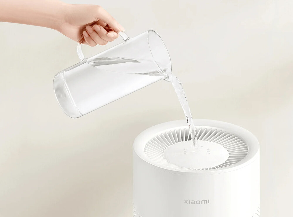 Nawilżacz ultradźwiękowy XIAOMI Smart Evaporative Humidifier Wygodne uzupełnianie wody proces woda dolewanie