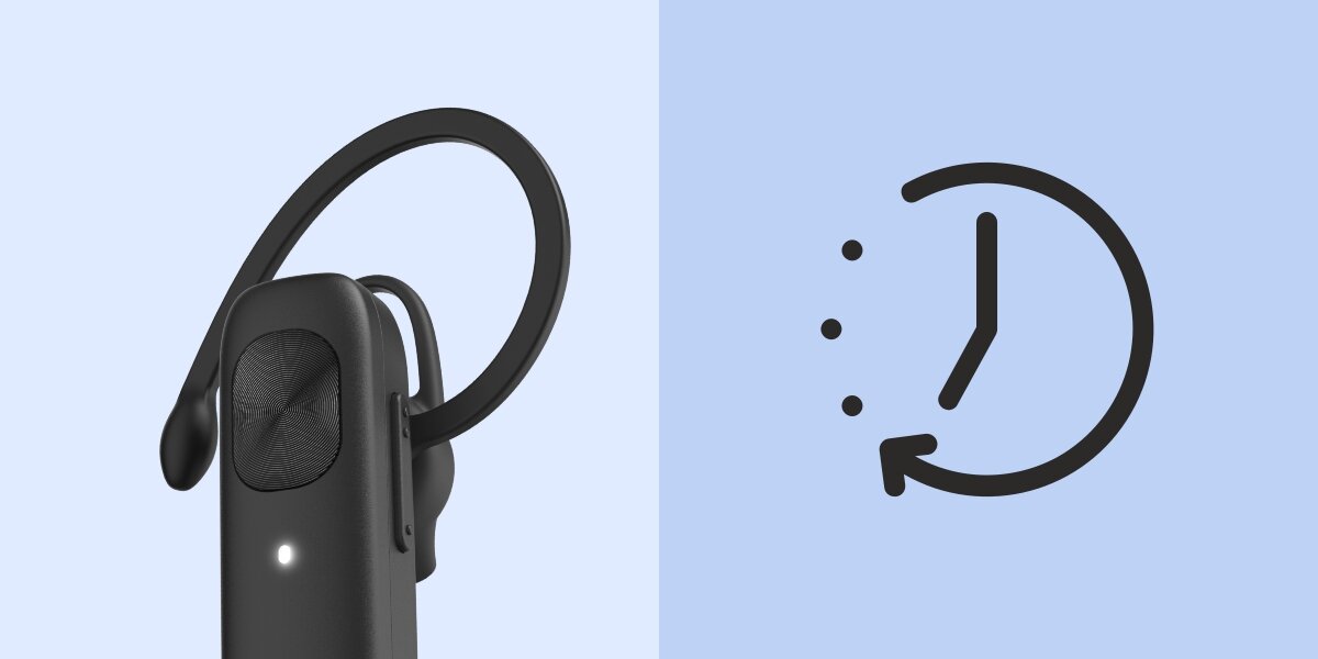 Swobodne połączenia, 14 godzin rozmów, słuchawka na błękitnym tle