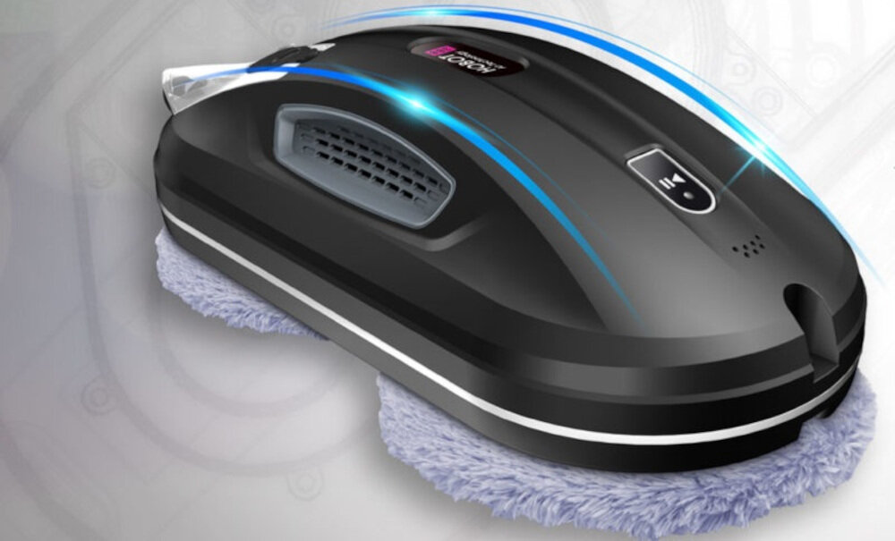 Robot do mycia okien HOBOT 388 stylowy smukly wyglad design plaska konstrukcja