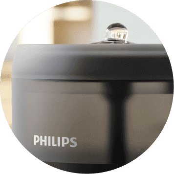 dzięki przezroczystej konstrukcji z łatwością możesz zobaczyć aktualny poziom wody