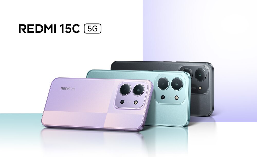 Smartfon XIAOMI Redmi 15C 5G kv lifestyle początek opisu sekcja nagłówkowa