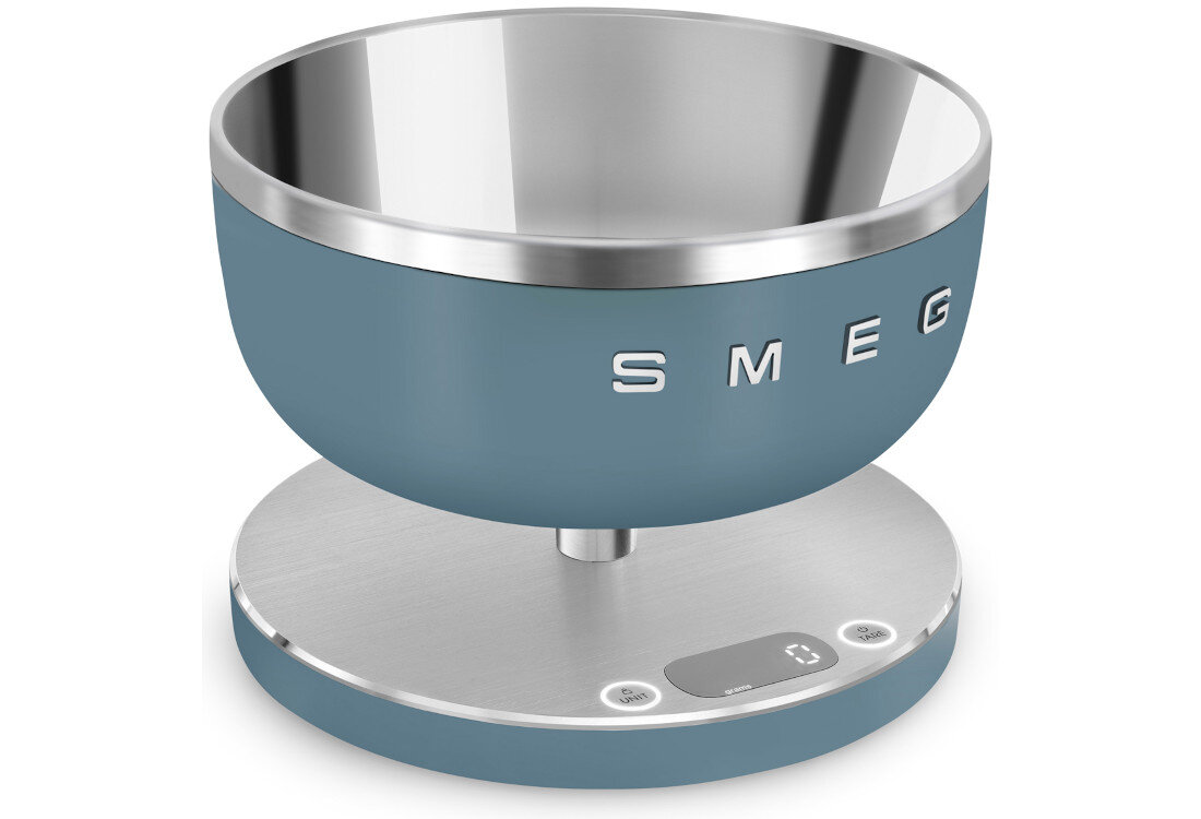 Waga kuchenna SMEG KSC01SBMWW Oszczędność energii Tryb automatycznego czuwania wyłącza wagę realna wygoda