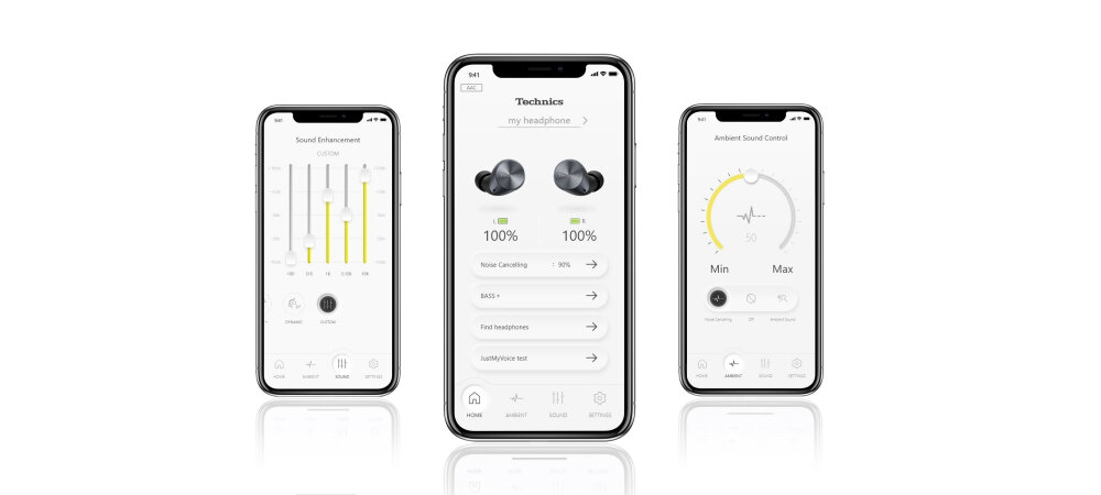 Słuchawki TECHNICS EAH-AZ60E łączność bluetooth zasięg 