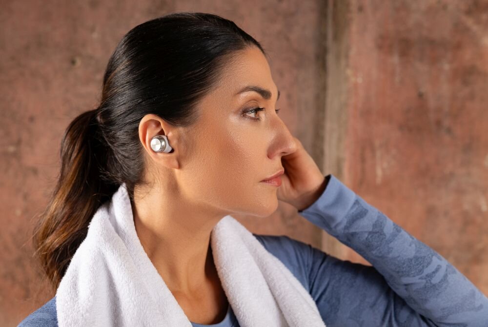 Słuchawki dokanałowe TECHNICS EAH-AZ100E-S ANC design lekkosc 