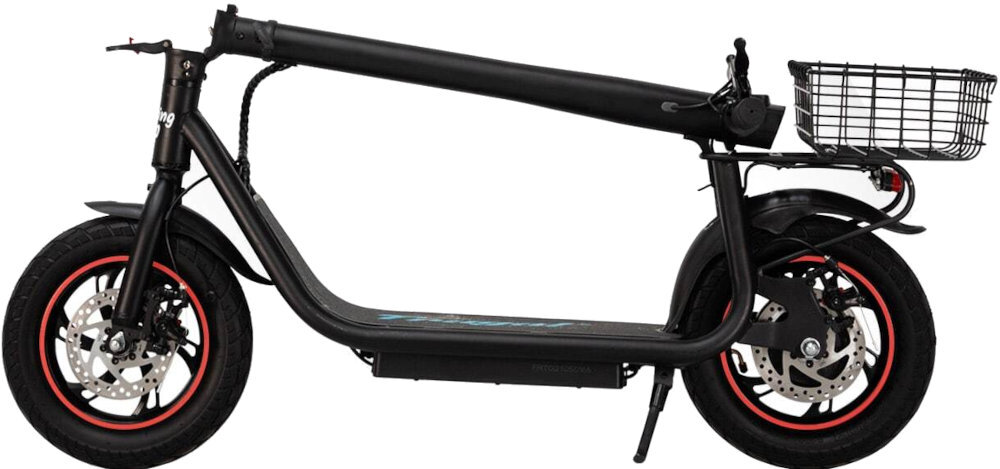 HULAJNOGA ELEKTRYCZNA FRUGAL TOURING 3.0 CZARNY prosty system składania zajmuje niewiele miejsca