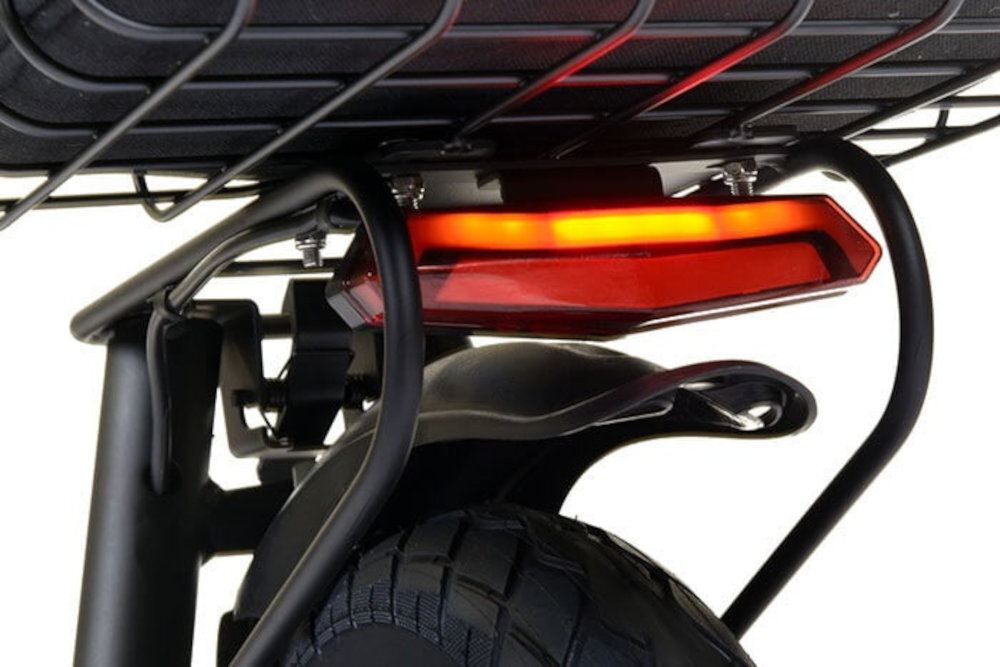 HULAJNOGA ELEKTRYCZNA FRUGAL TOURING 3.0 CZARNY przednia lampa LED lampa tylna światła stop