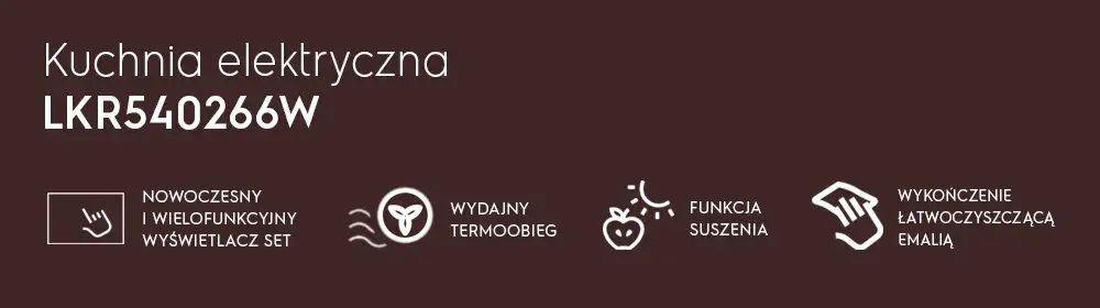 Główne funkcje kuchni wolnostojącej Electrolux