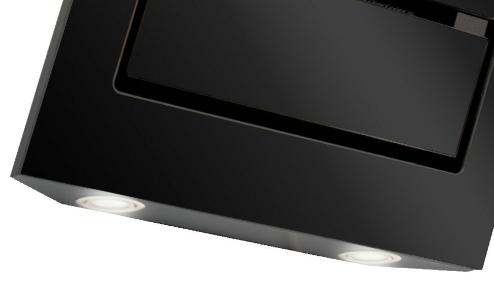 OKAP VDB ITALIA 60 CZARNY oświetlenie LED