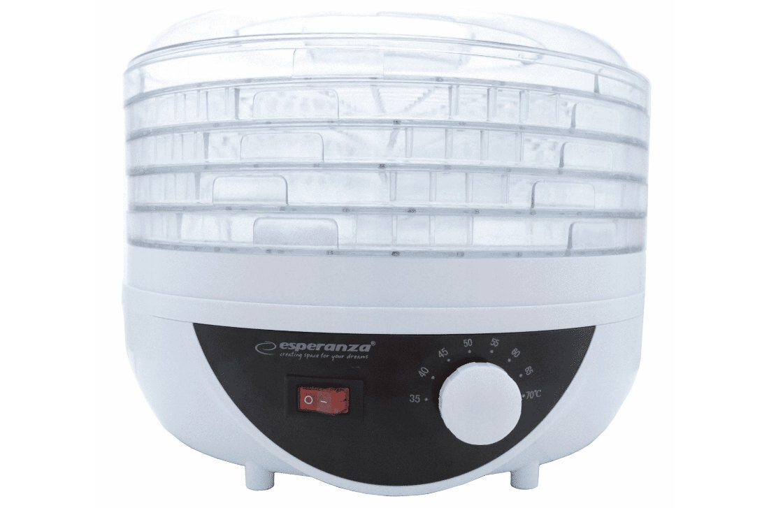 Suszarka do grzybów ESPERANZA Chanterelles EKD002 5 przezroczystych sit suszenie grzyby produkty spożywcze