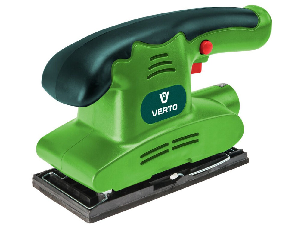 Szlifierka oscylacyjna VERTO 51G325 do usuwania starej farby szlifowania do użytku domowego niezbyt duży rozmiar łatwa i intuicyjna obsługa możliwość szlifowania w trudno dostępnych miejscach