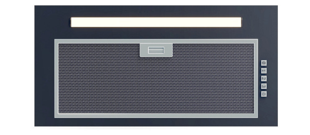 OKAP VDB Box-Me 60 Inox oświetlenie LED