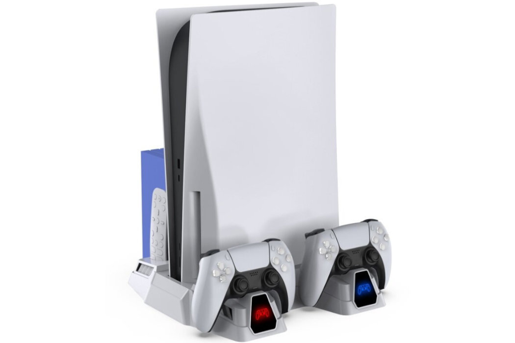 Podstawka chłodząca COBRA CR1PS5WH Czarny zabawa gaming konsola ładowanie chłodzenie prędkość