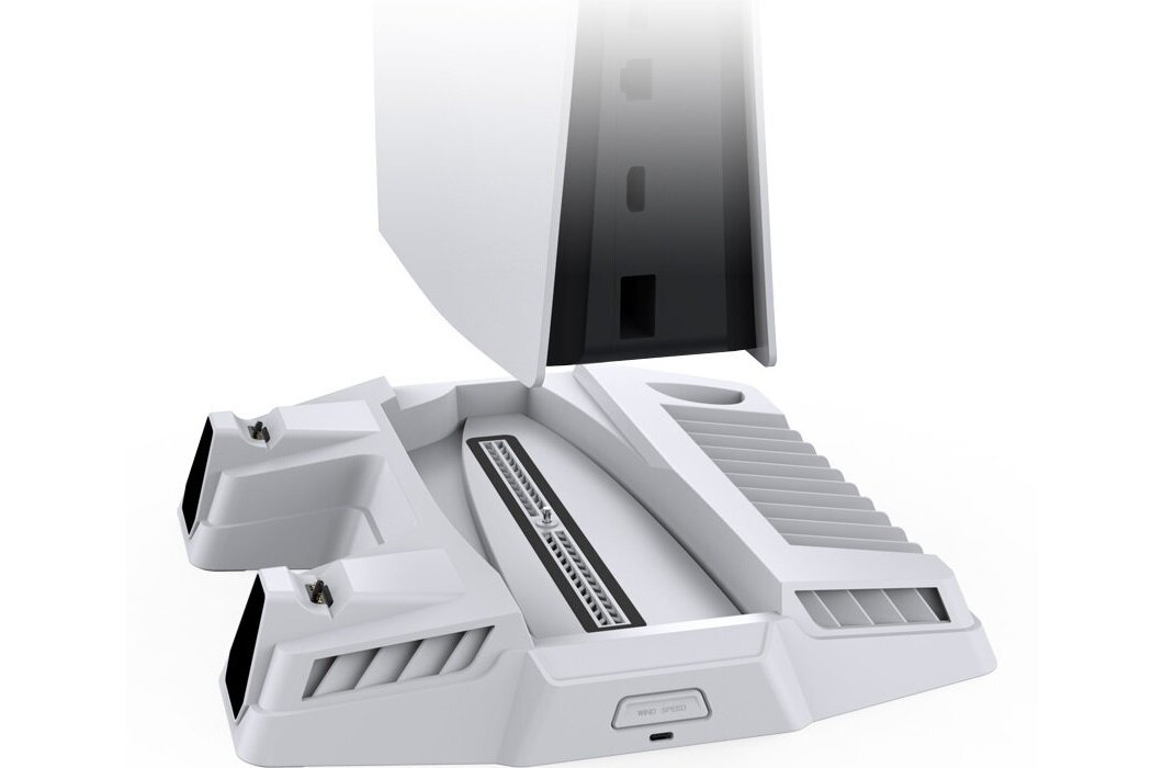 Podstawka chłodząca COBRA CR1PS5WH Czarny zabawa gaming konsola ładowanie chłodzenie prędkość