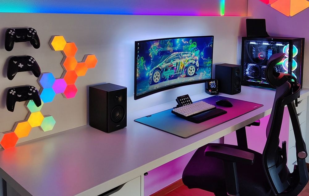 Głośniki EDIFIER MR4 2.0 Biały muzyka przetwornik panel 