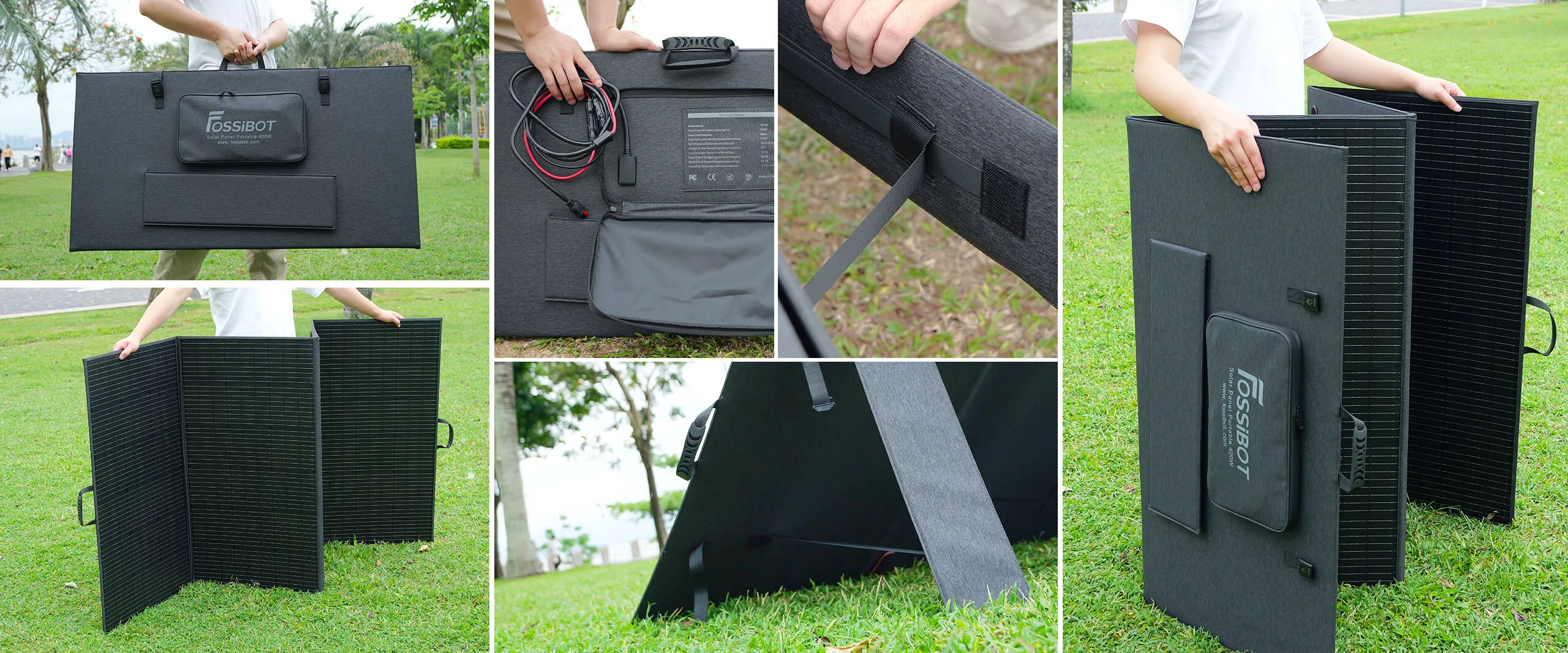 Składany panel solarny SP420