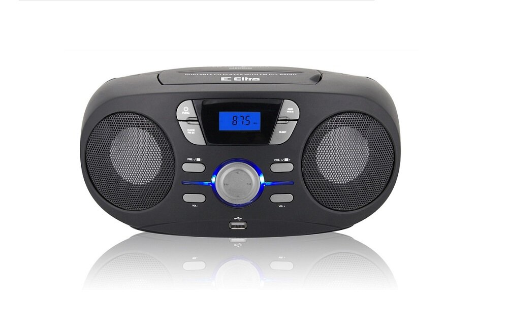 Radioodtwarzacz ELTRA CD 70 Czarny Stereofoniczny port USB CD MP3 wbudowany tuner FM PLL
